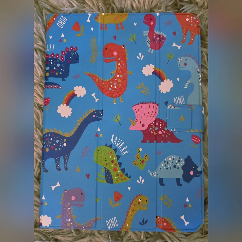 Universal Dinosaur Print Tablet Case for Sizes 7-11 In
